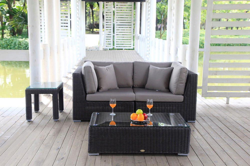 Rattan Gartenmöbel Birmingham 2er Lounge