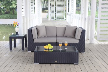 Rattan Gartenmöbel Sunrise Rattan Sofa