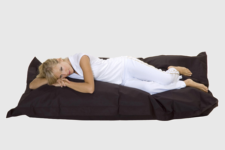 Schwarz Loungepillow - Sitzsack 140cm x 180cm