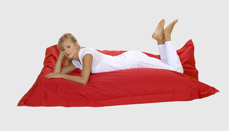 Rot Loungepillow - Sitzsack 140cm x 180cm