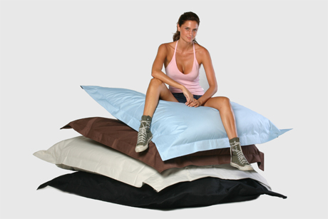 Schwarz Loungepillow - Sitzsack 140cm x 140cm