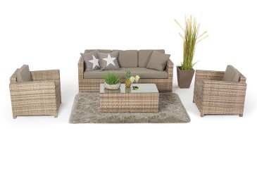 Luxury 3er Lounge Rattanmoebel