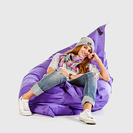 Lila Loungepillow - Sitzsack 140cm x 180cm