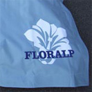 Sitzsack, Sitzkissen mit Logo Flockdruck